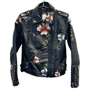 Collection by Cezele – Faux Leather Blazer – Black – Size Small